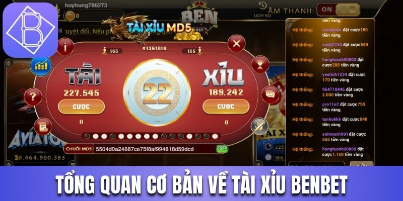 Tổng quan cơ bản về tài xỉu Benbet